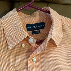 Ralph Lauren orange button down